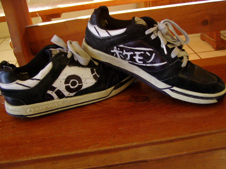 Pokemon Black and White Shoes by Taikxo