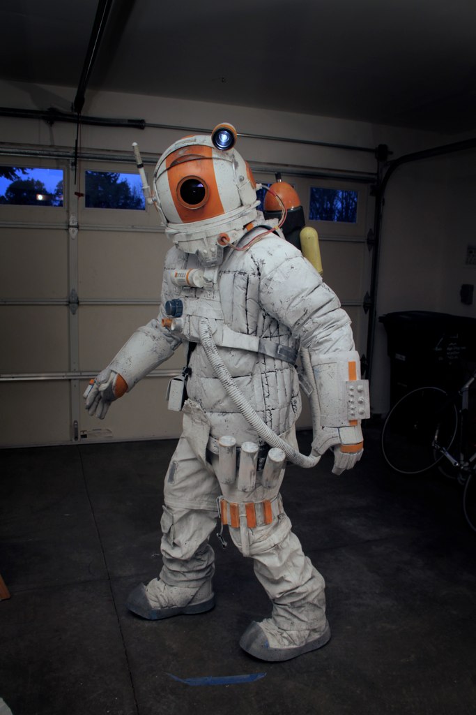 Space suit - side view