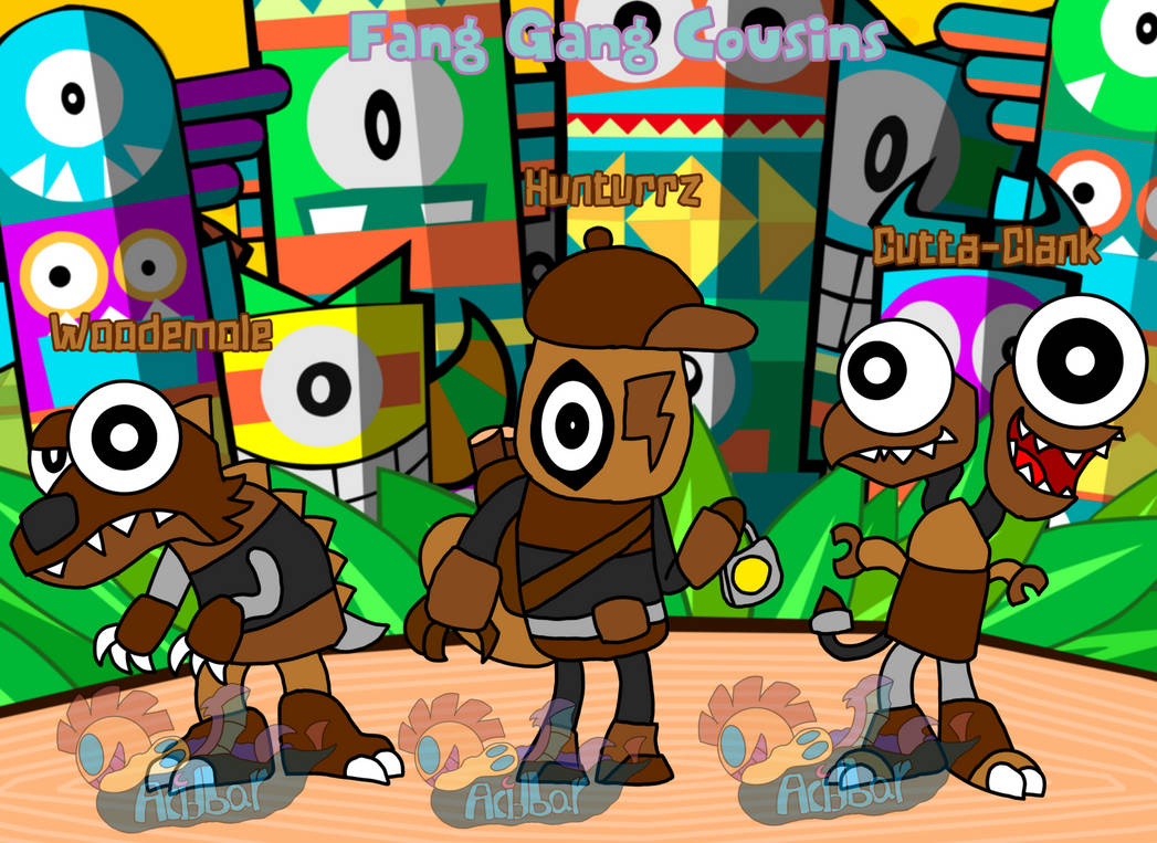 Mixelsoc Mixels OC - Fang Gang Cousins by AcidbarThePowerpunk on DeviantArt