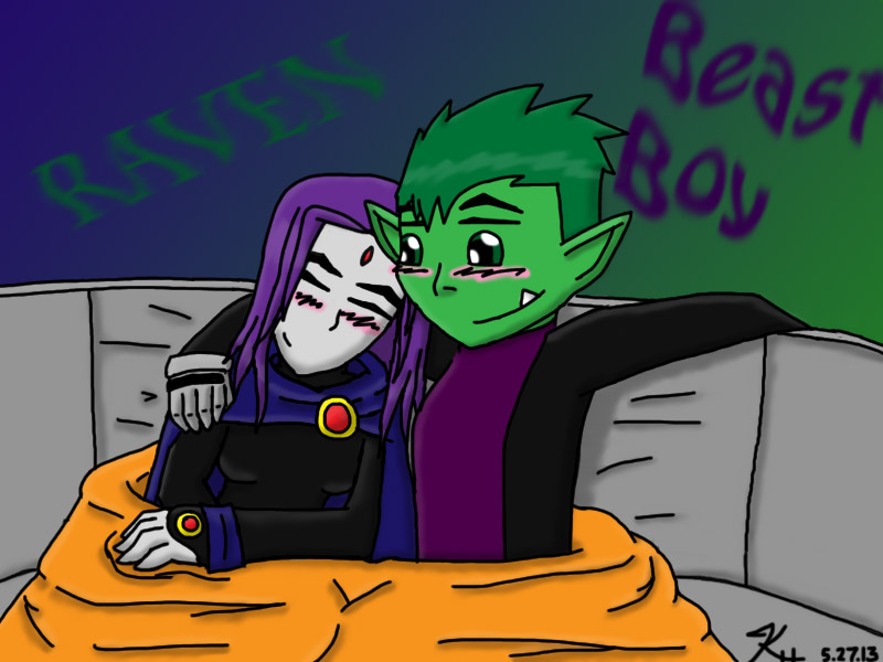 Raven X Beast Boy 2