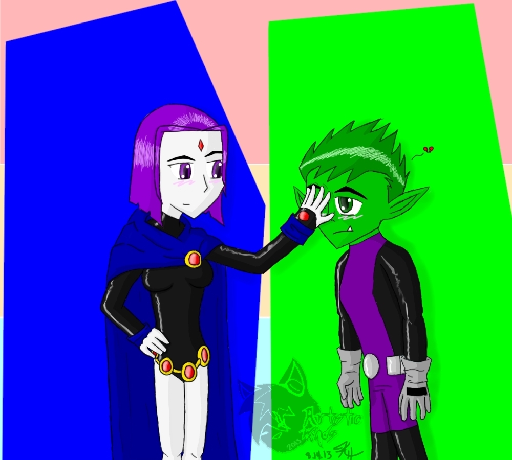 Raven X Beastboy 3