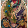 nouveau school tattoo design