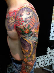 dragon tattoo side