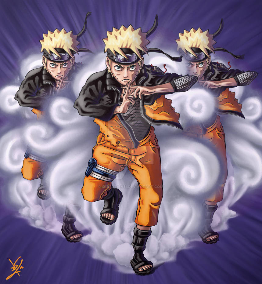Naruto - Shadow Clone Jutsu by SEBASTIEN11 on DeviantArt