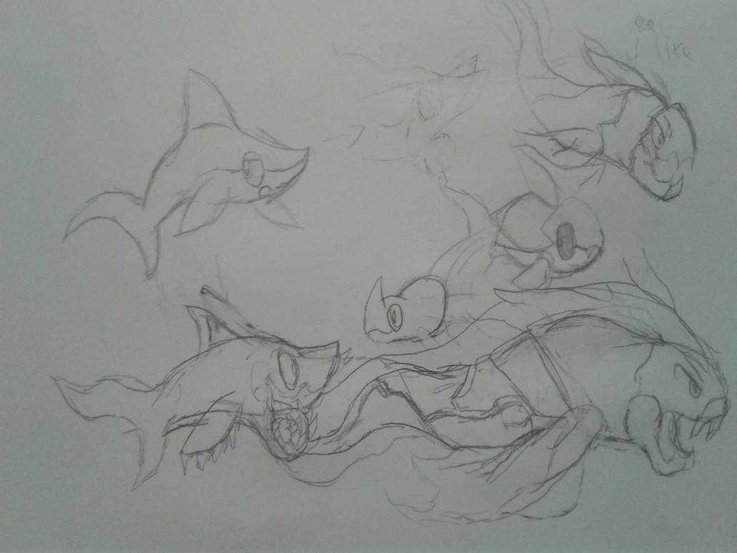 Fakemon Sketches 3 by banana2245 on DeviantArt