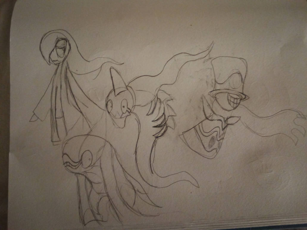 Fakemon Sketches 38 by banana2245 on DeviantArt