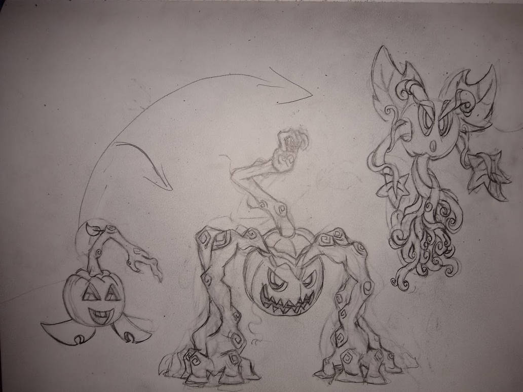 Fakemon Sketches 59 by banana2245 on DeviantArt