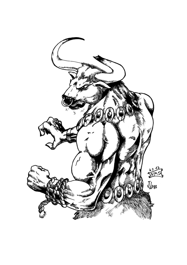 Ink Test: Minotaur