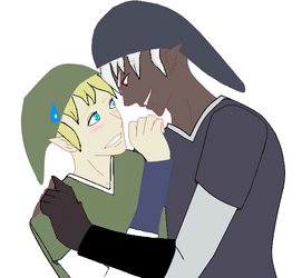 Link x Dark Link Valentines Day Pic