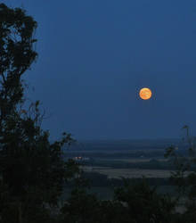 Super Moon Over Kansas