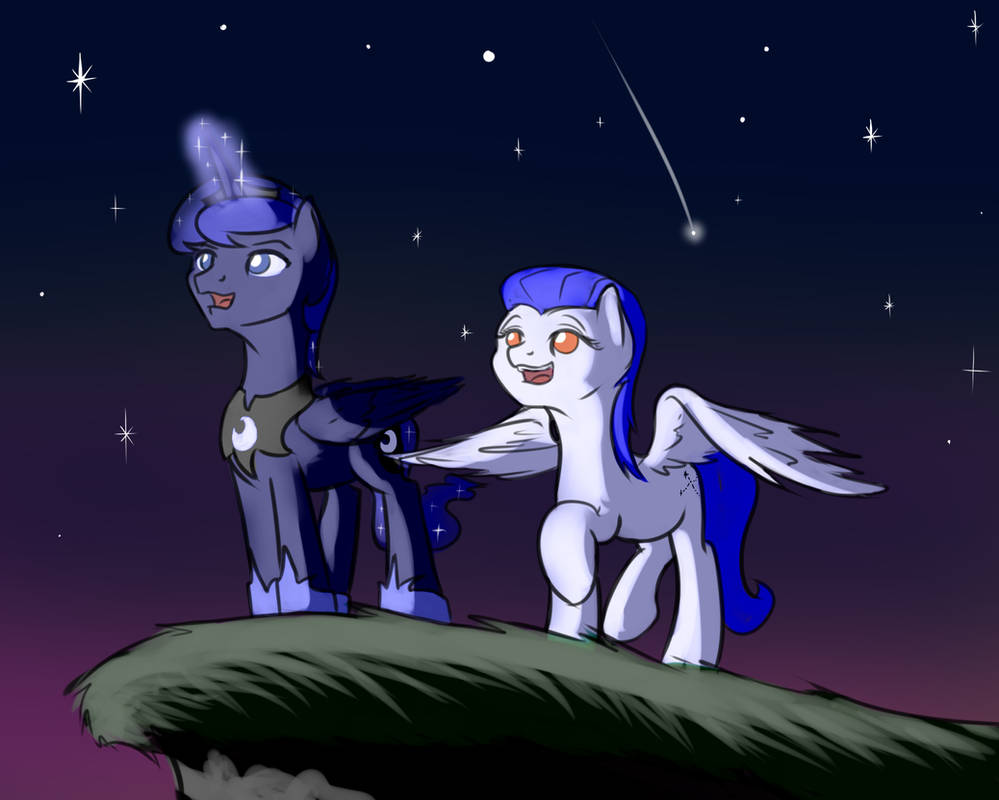R63 Blue Ace and Luna by Rhomega on DeviantArt