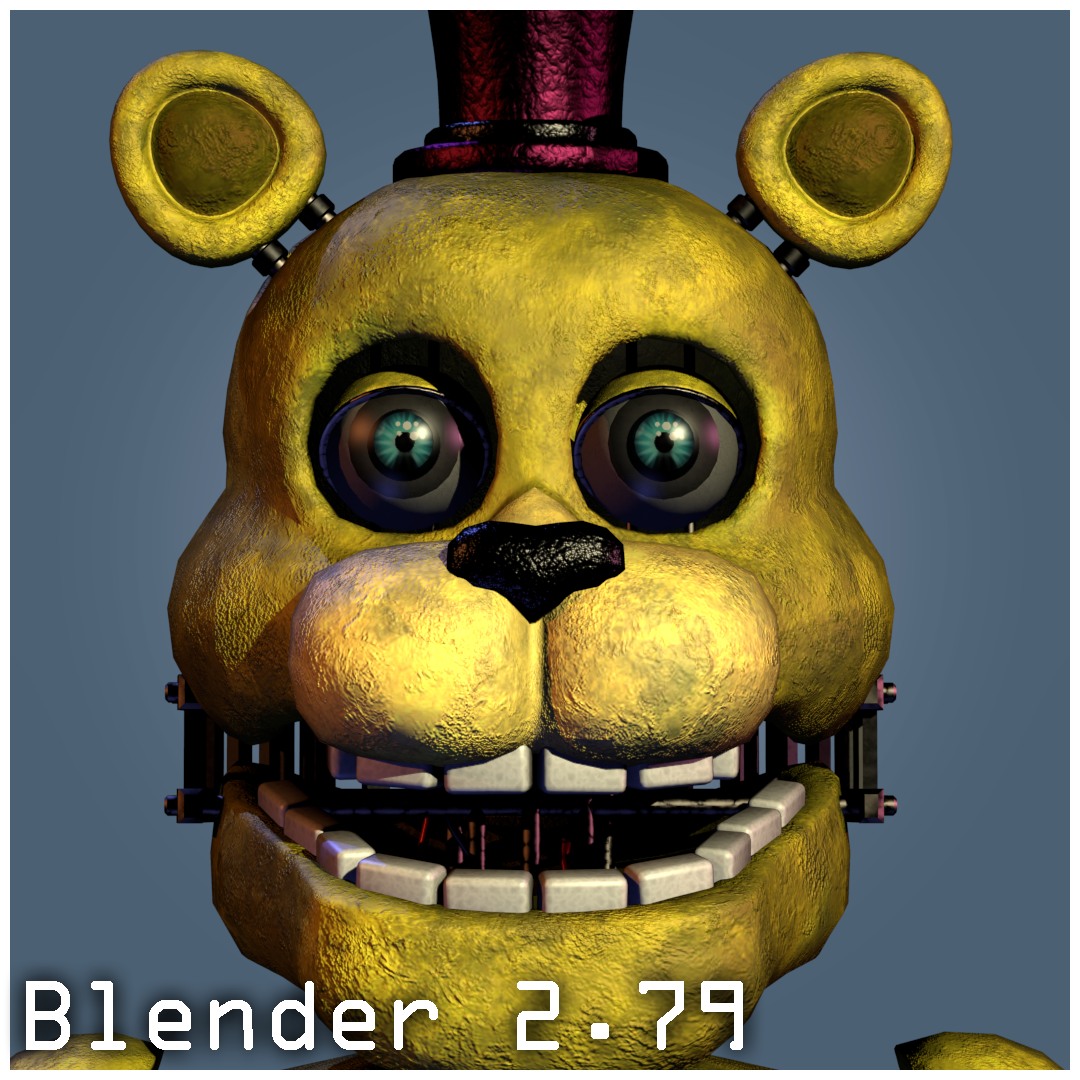 2d Spring Lock Animation Springlock Fredbear Release | Blender 2.79 by X-BusterHareArts-X on ...