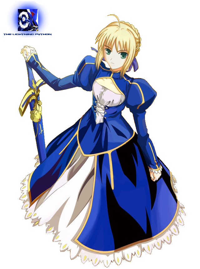 Fate Stay Night - Saber Render #4 by XElectromanX10 on DeviantArt