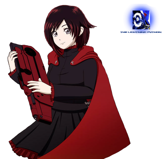 RWBY - Ruby Rose Render #1 by XElectromanX10 on DeviantArt