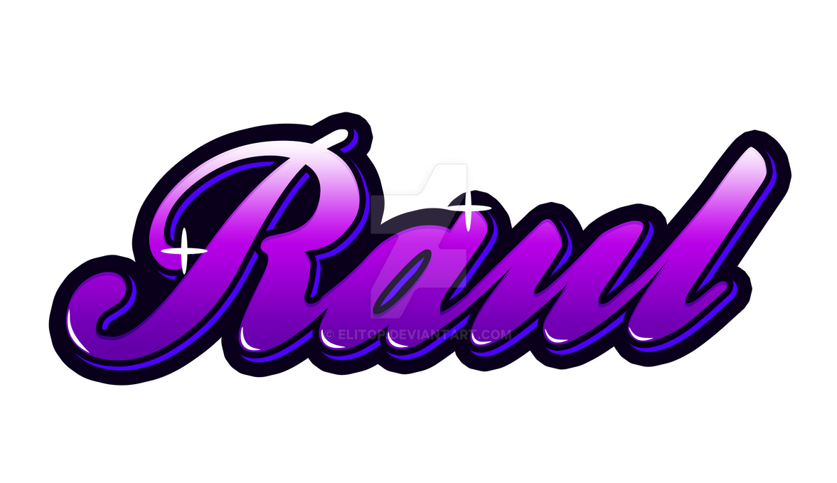Nume Raul Raul Colorful text name by ELItop on DeviantArt