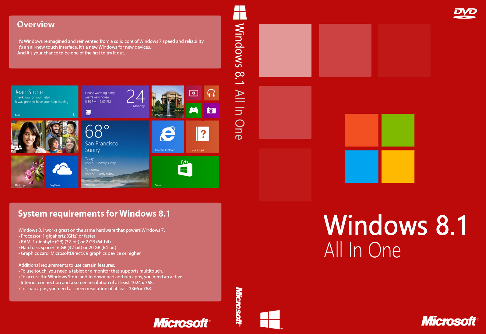 Windows 8.1 All In One Cover (Unofficial)