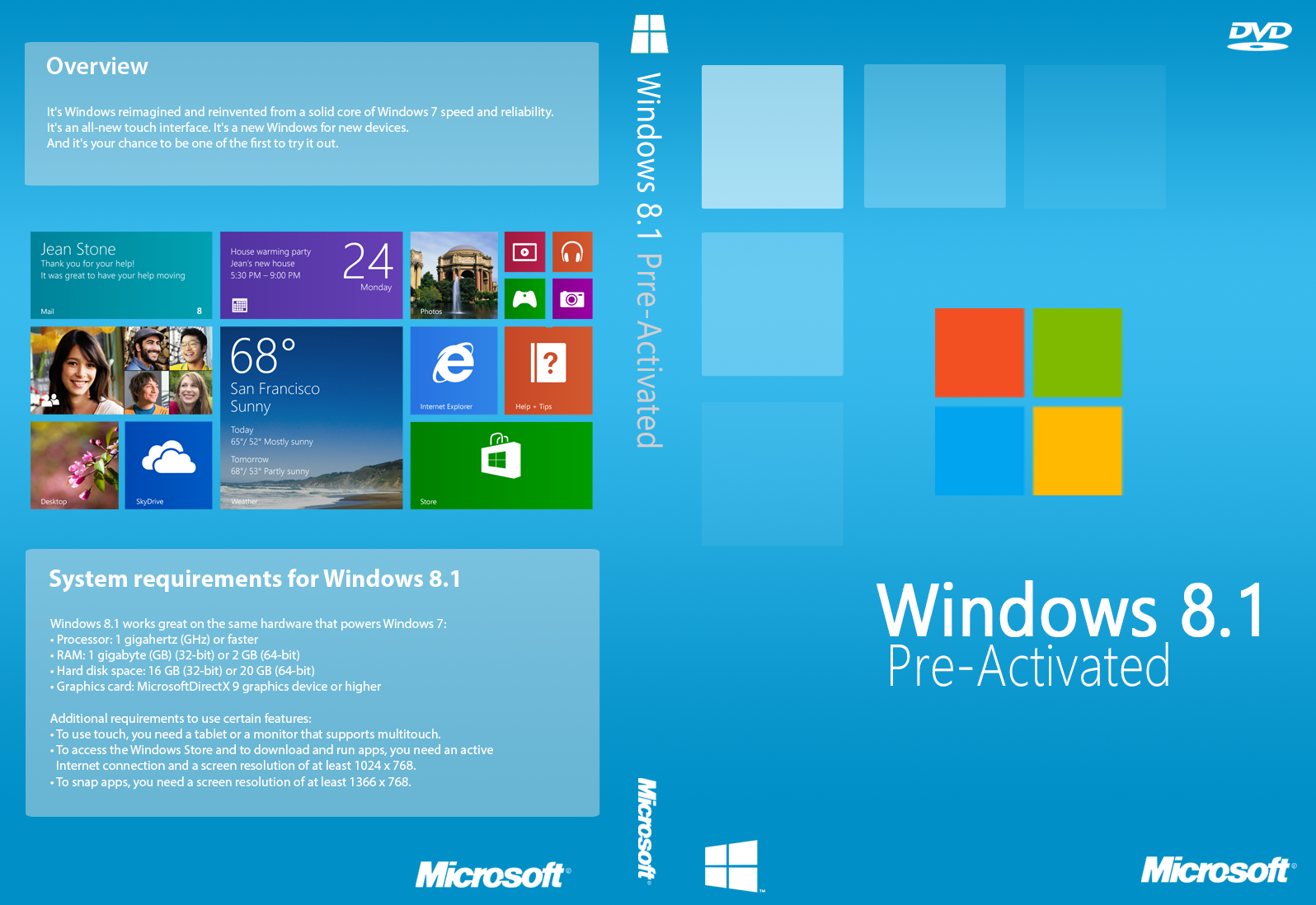 Windows 8.1 PreActivated Cover (Unofficial)