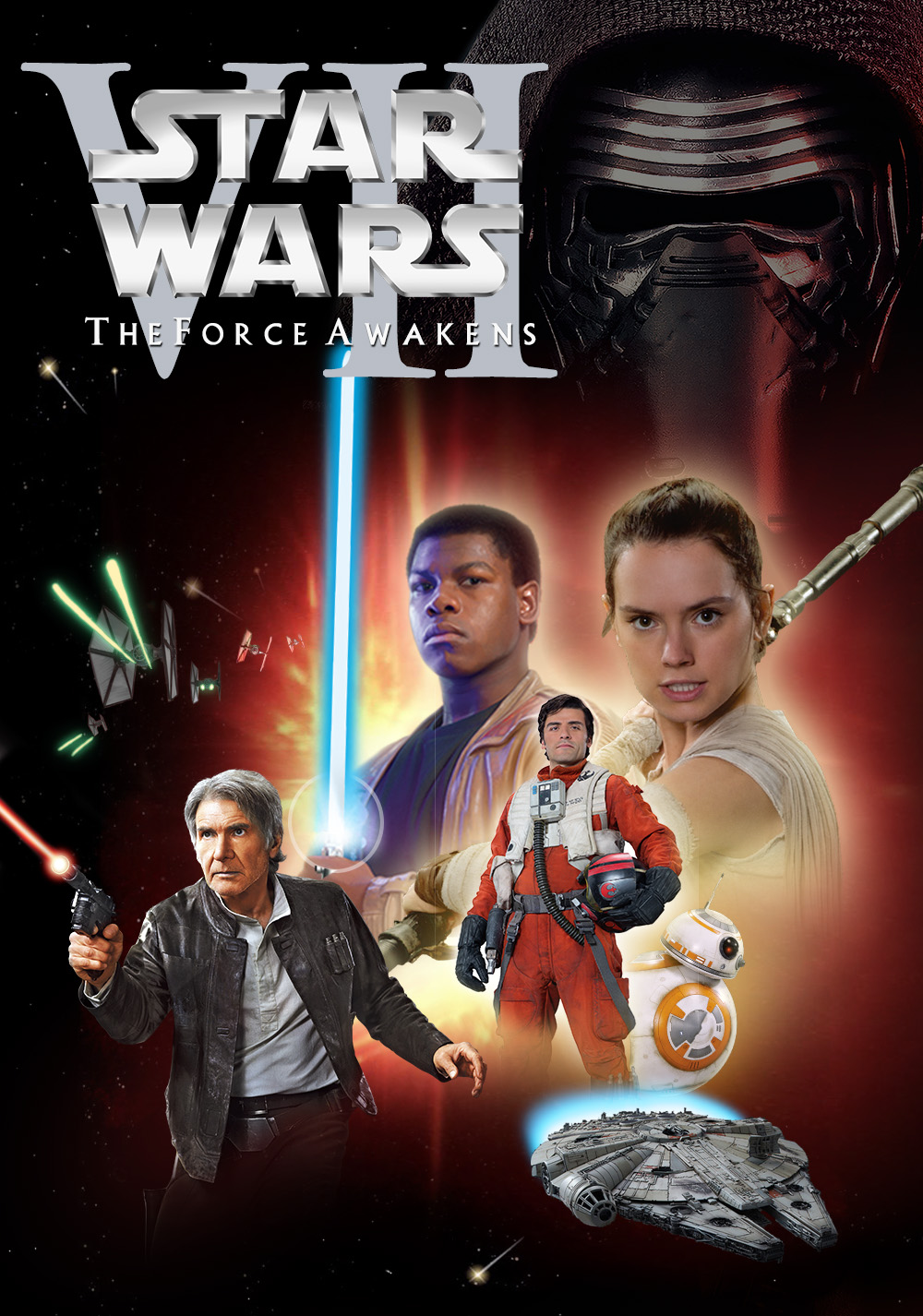 Star Wars Episode VII The Force Awakens DVD cover. by ...