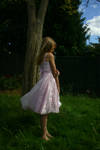 Girl in pink dress stock 2 by A68Stock