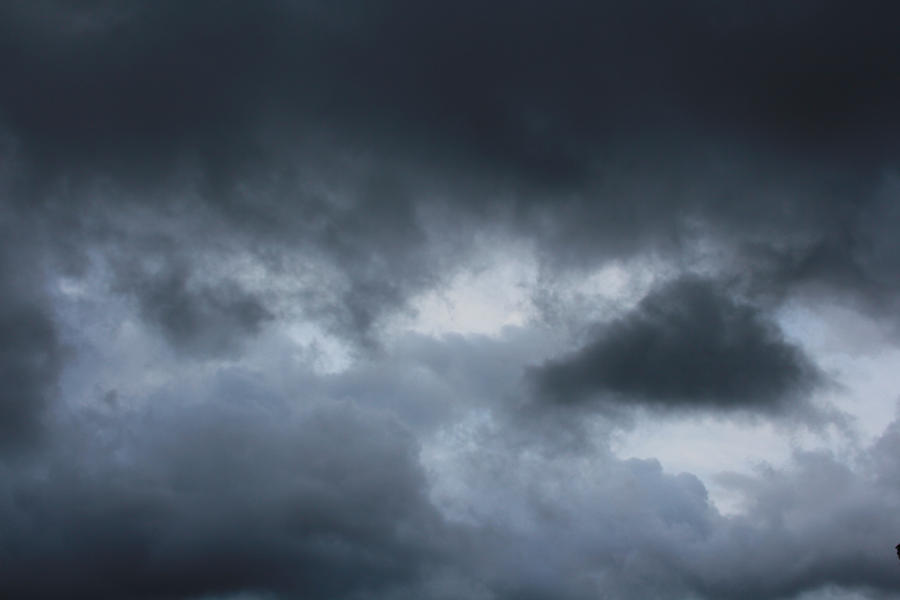 stormy skies stock