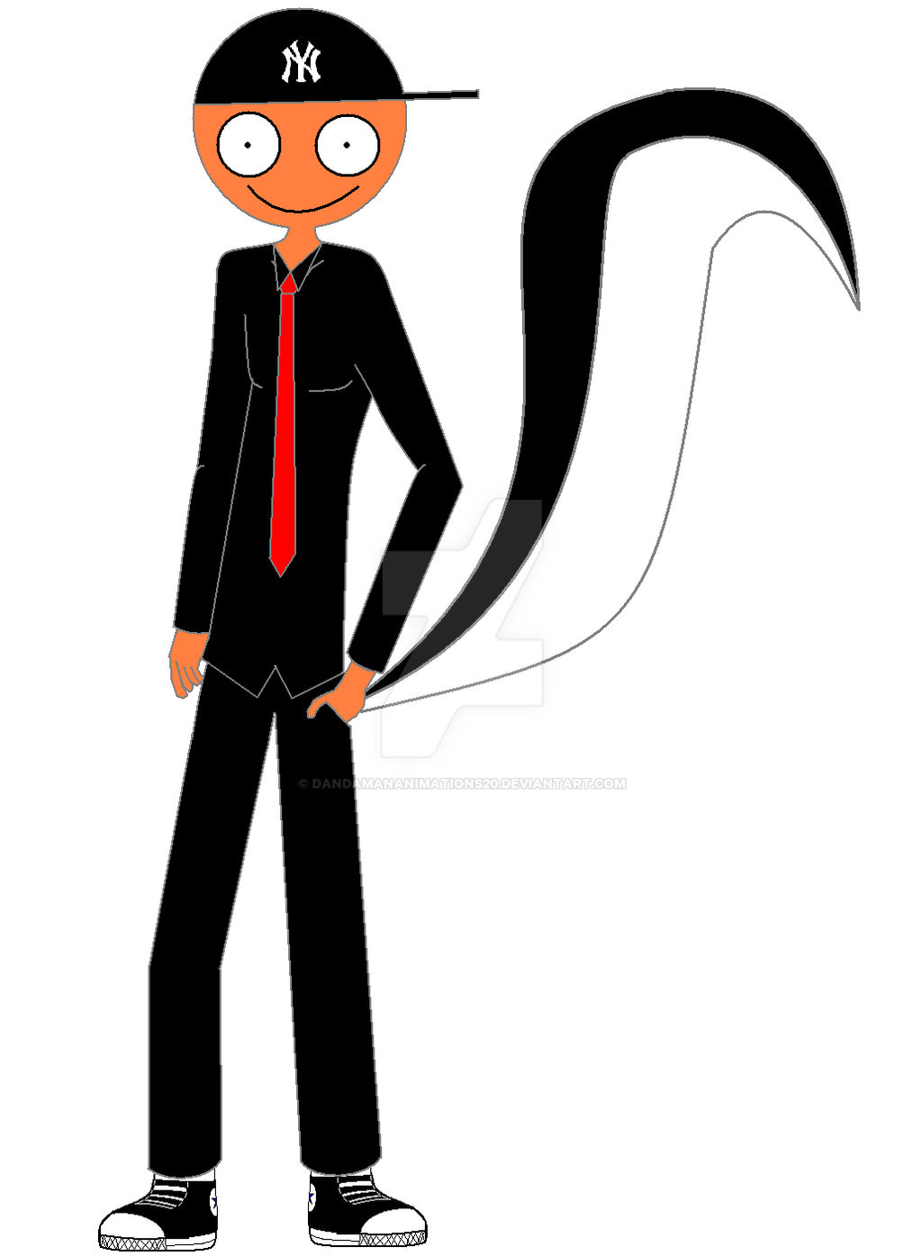 Me As A half human half skunk by DanDaManAnimations20 on DeviantArt