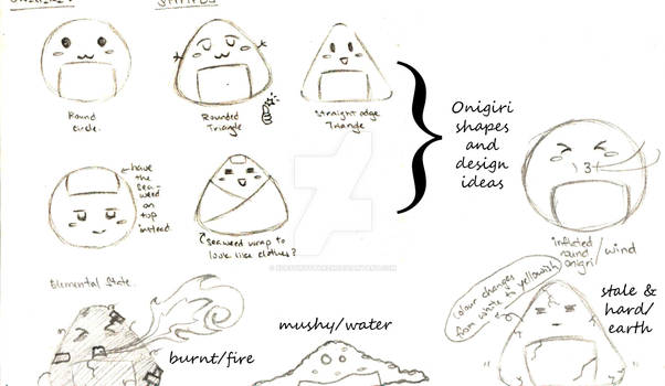 Onigiri Character Sketch