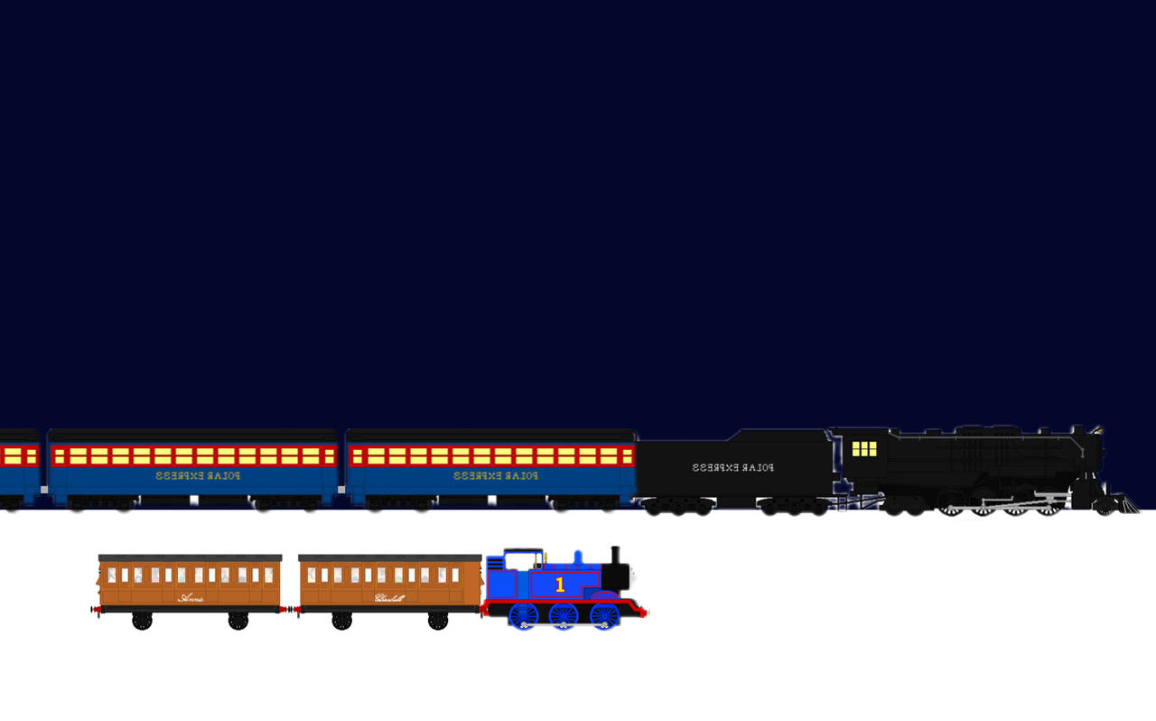 Thomas and The Polar Express by FutureLeader2005 on DeviantArt