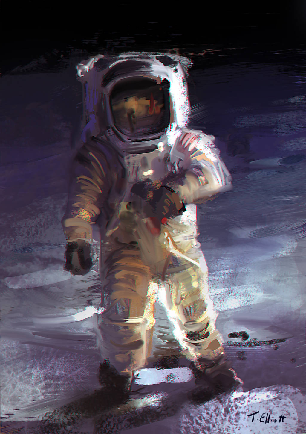 Spaceman Speed Painting by Art--Tool