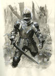 Knight Ink Painting