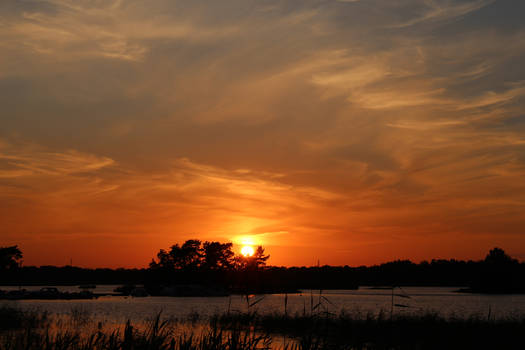 Sunset Over Kalmar