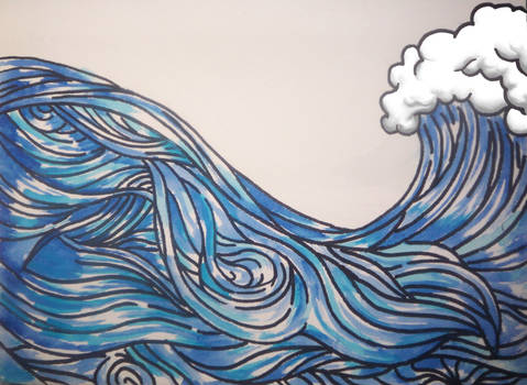 I Love Hokusai Wave