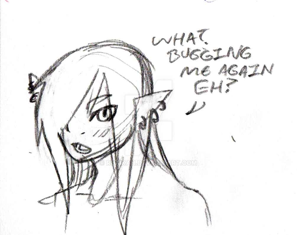 Bugging Razzy by Ruxikah on DeviantArt