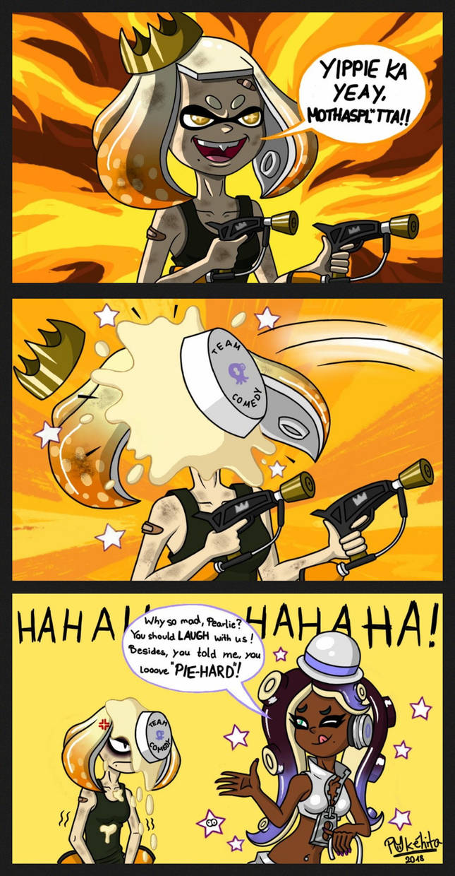 Splat Job Splatfest Short Comic: PIE HARD! by Anni-Chan97 on DeviantArt