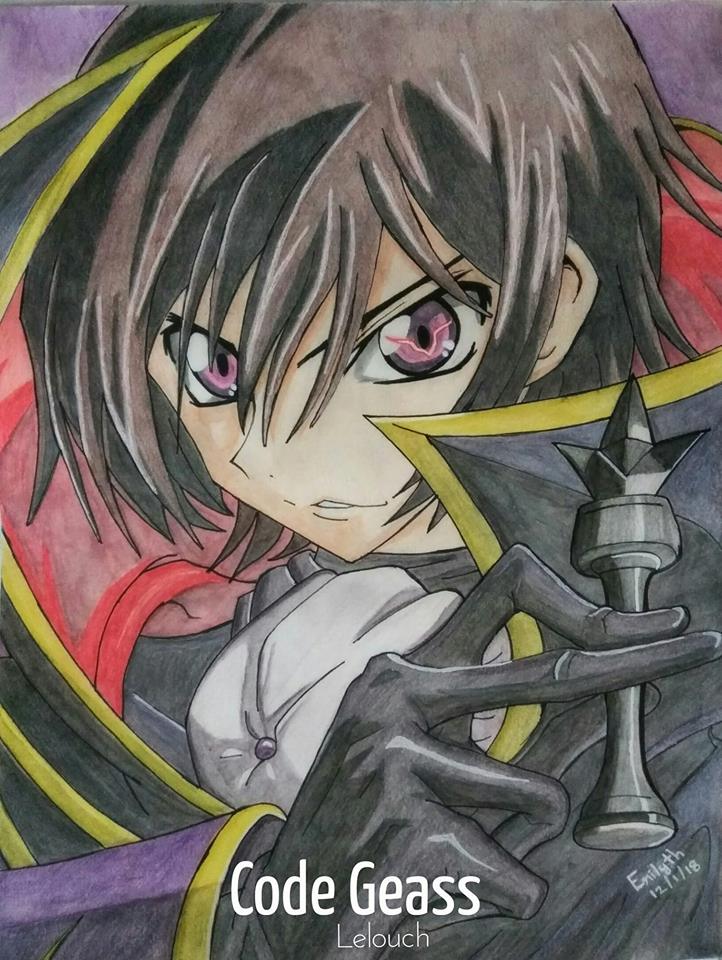 Lelouch Lamperouge From Code Geass - Paint By Number - Paint by