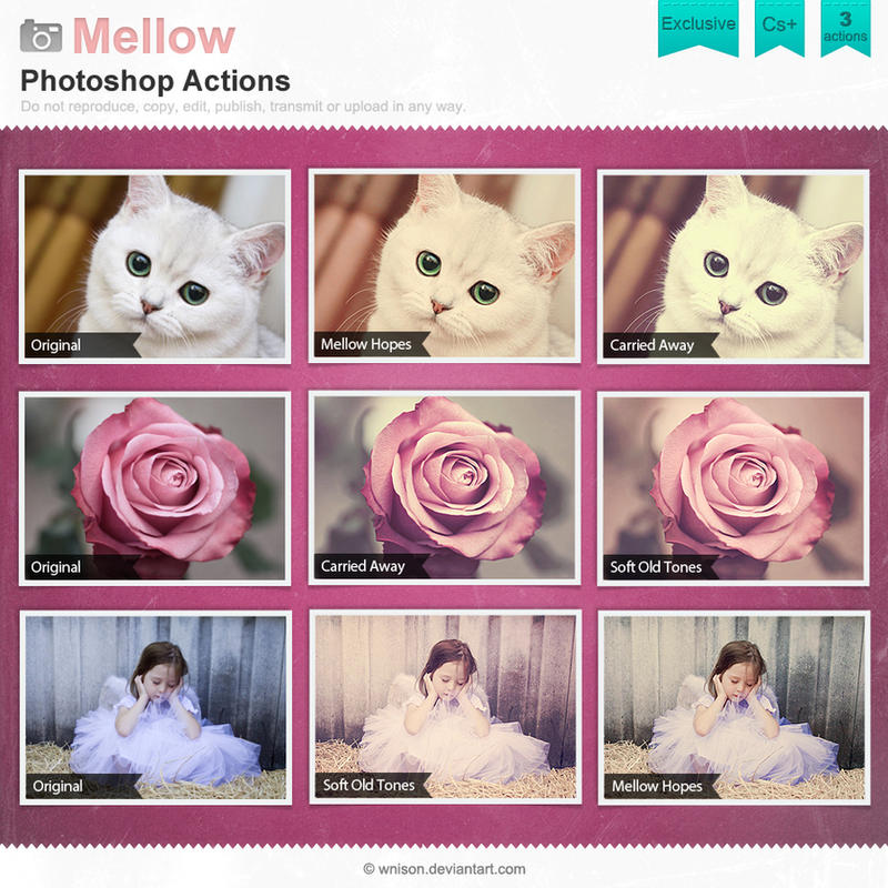 Mellow Photoshop Actions