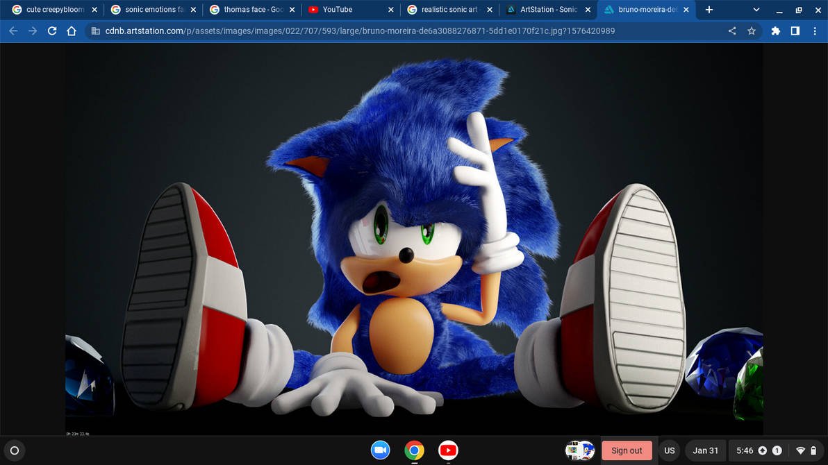 ArtStation - Classic Sonic - Sonic the Movie + Speed Edit