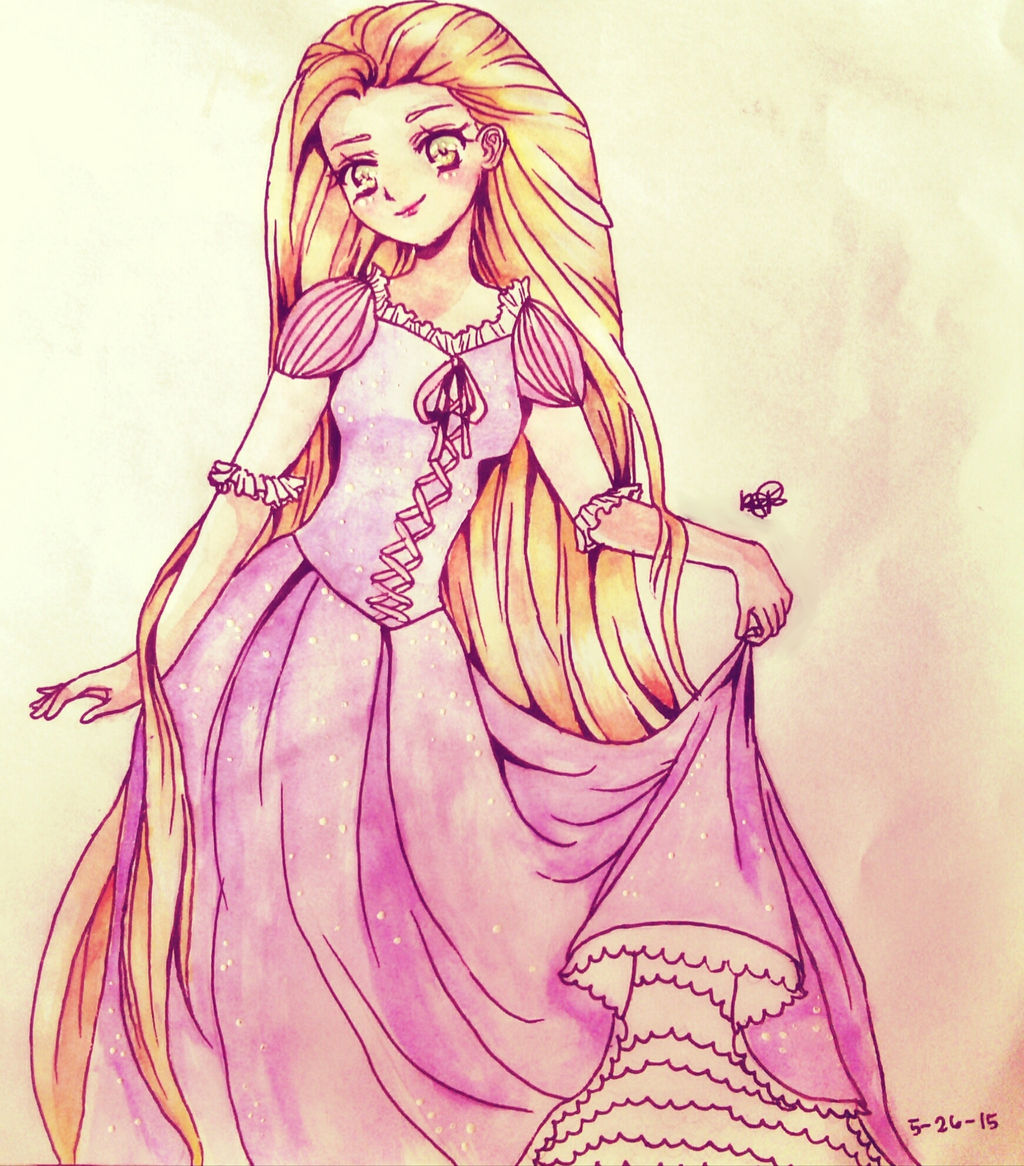 Rapunzel (Anime Version) by Ellioranthe on DeviantArt