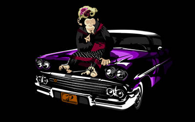 Rockabilly monkey