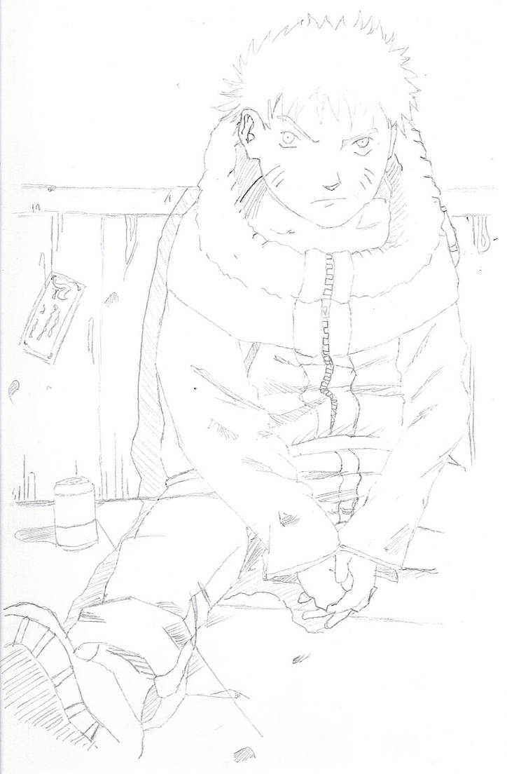 Naruto Sitting by AirBornInk22 on DeviantArt