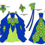 Peacock Dress Design