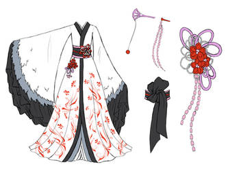 Crane dress design by Eranthe