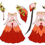 Flamingo Dress Design