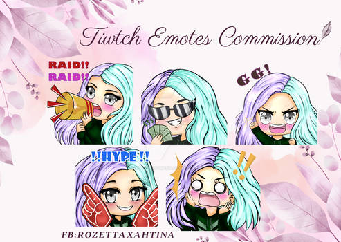 lessimauve twitch Emotes Commission