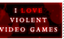 Violent Video Games Stamp