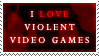 Violent Video Games Stamp