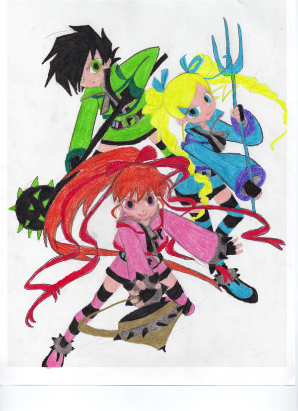 Powerpunks Girls Z colored