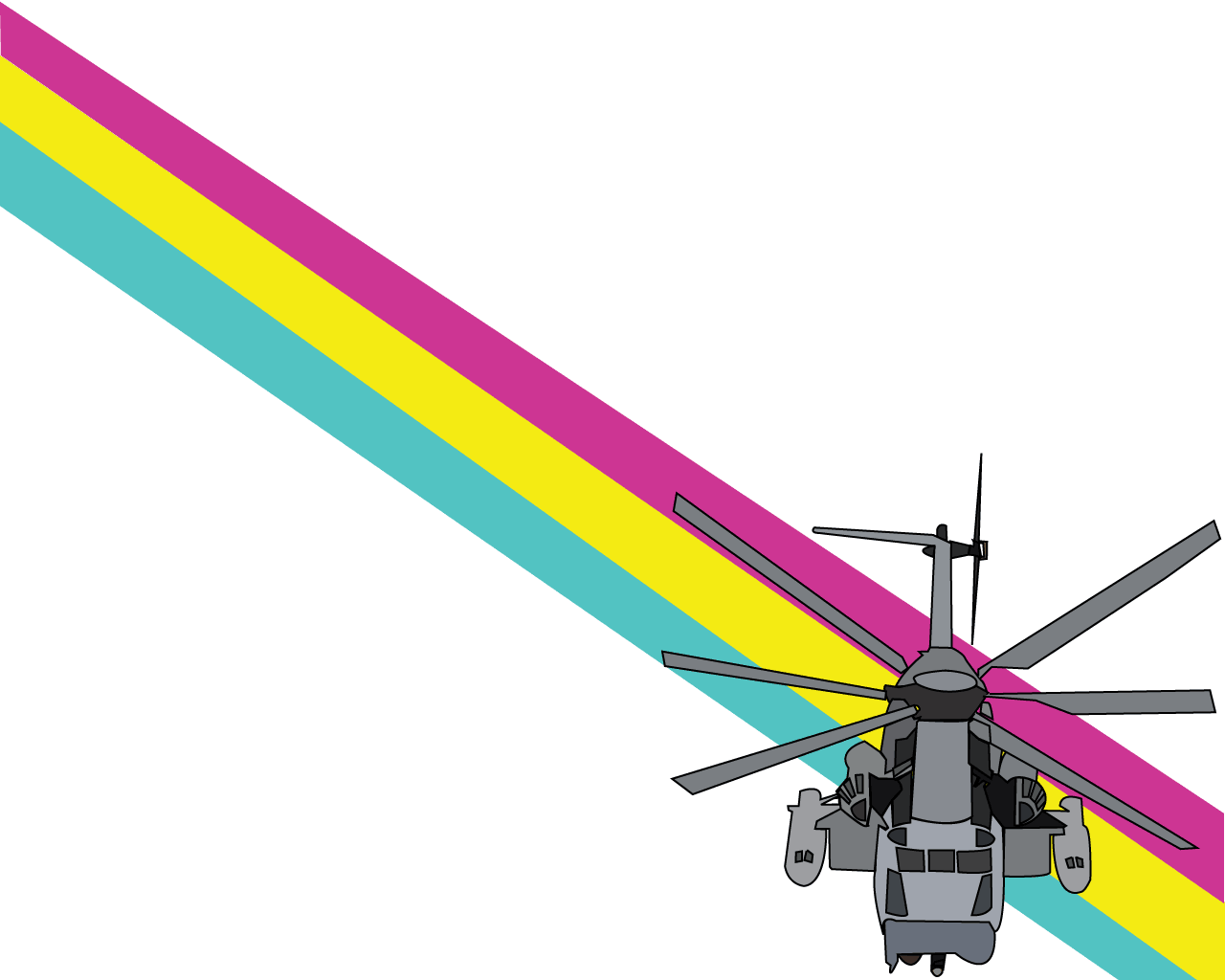 Helicopter wall