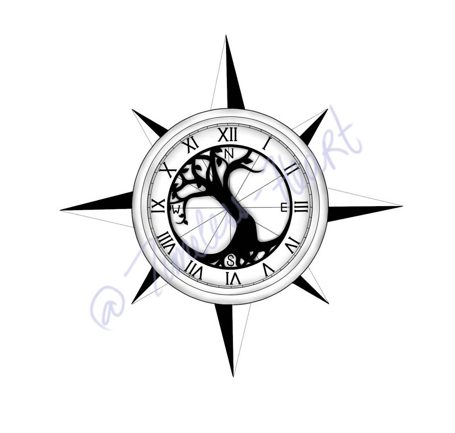 Time Compass Deviantart Compass Watch (Commission #2) by Timeless-Heart on DeviantArt