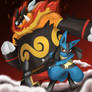 Emboar Lucario