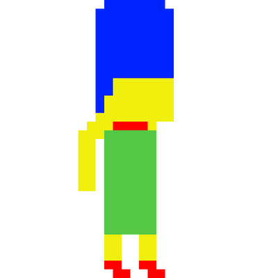 Pixel Art Marge By Isa Draws On Deviantart